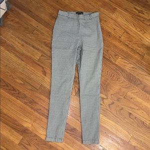 Stretchy gingham pants